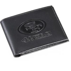 NWT: San Francisco 49ers Black Leather Wallet